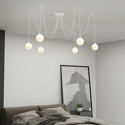 Lustre suspension multi-lumières style nordique pour commerces — LZ4T9XQ
