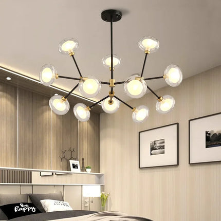 Suspension nordique en résine et verre pour décoration moderne — LZ4G7Q2