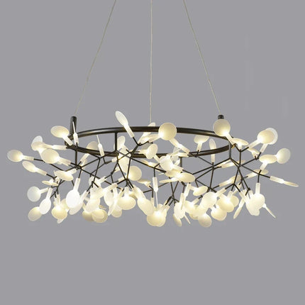 Lustre LED créatif en acier inoxydable et acrylique pour intérieur — LZ4X9P