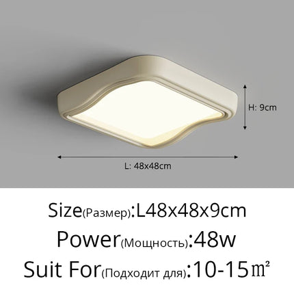 Plafonnier nordique en bois pour intérieur moderne — LZ4D9XQ