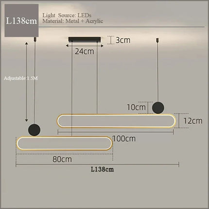 suspension moderne luminaire décoratif pour intérieur élégant