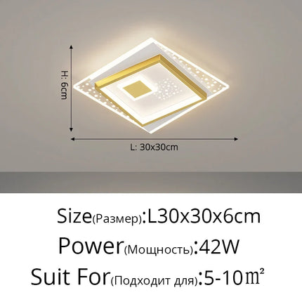 Plafonnier moderne en fer forgé au design géométrique créatif — LZ4N7Q2