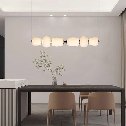 Suspension en verre laiteux pour intérieur moderne et élégant — LZ4X9T