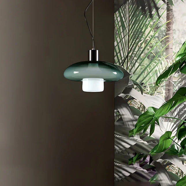 Lustre LED en verre au design moderne pour intérieur — LZ4X9P2