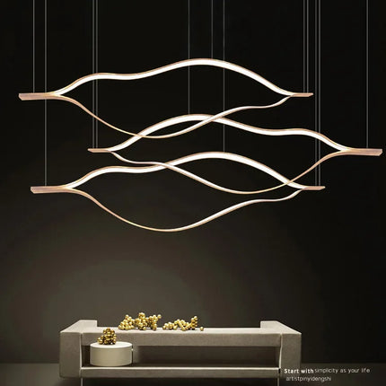 lustre led créatif postmoderne en forme de lèvre