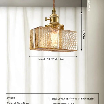 suspension en verre vintage japonaise led pour lustres