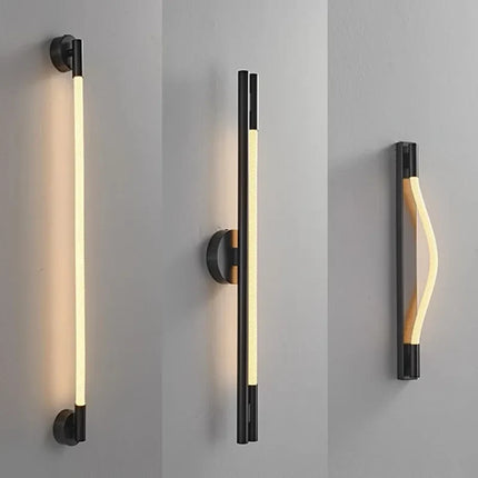 Applique murale LED moderne en tube néon silicone tissé — LZ4X9P2
