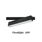 Projecteur noir 20W / Blanc naturel 4000k / No Dimmable
