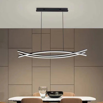 Lustre LED en aluminium moderne avec hauteur réglable — LZ4X9P2