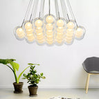 7 têtes Dia.30cm / Lumière chaude