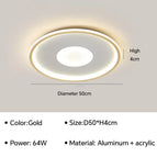B Or D50CM / Blanc naturel