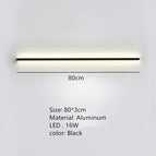 80cm-Noir / Lumière chaude