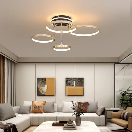 Plafonnier LED moderne au design élégant pour intérieur lumineux — LZ4QJ7M2