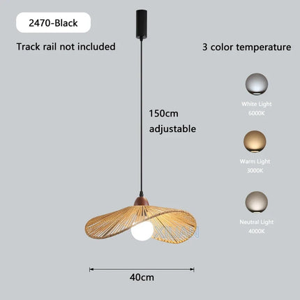 Suspension wabi-sabi en métal et bois pour boutique — LZ4XJ7