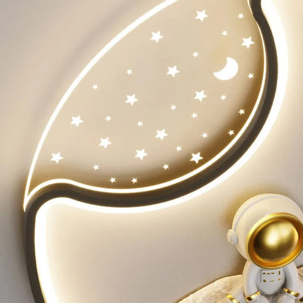 Plafonnier LED moderne astronaute pour chambre d'enfants — LZ4P7X
