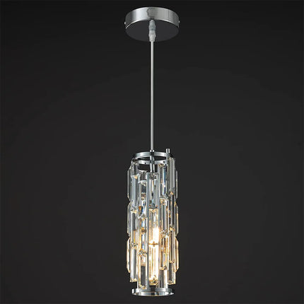 lustre en cristal noir à trois têtes pour restaurant et cuisine