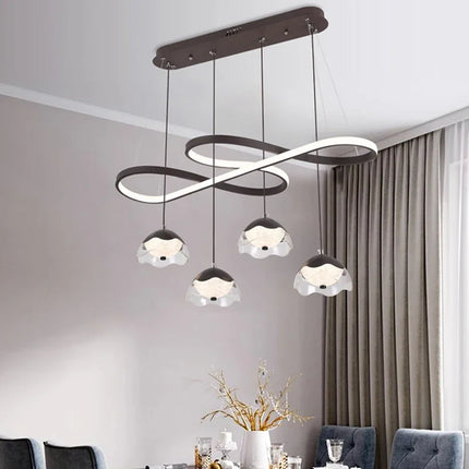Lustre LED suspendu moderne pour éclairage intérieur décoratif — LZ4X9P2