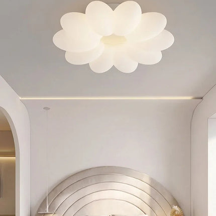 Plafonnier LED fleurs avec lumière trois couleurs pour chambre d’enfant — LZ4XJ9