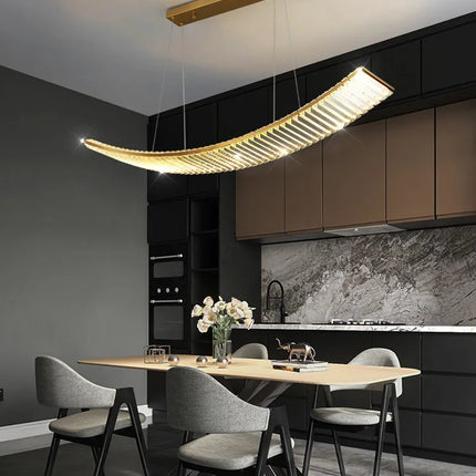 Lustre LED en cristal style nordique pour cuisine moderne — LZ4X9P
