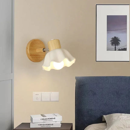 Applique murale en bois style nordique pour intérieur moderne — LZ4X9T2