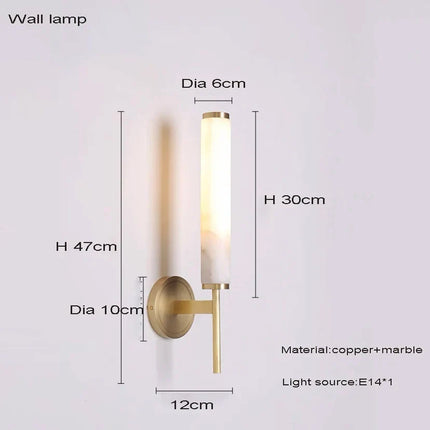 Lustre suspension LED postmoderne en marbre naturel pour villa — LZ4X9J