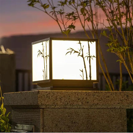 Lampadaire d'extérieur étanche style vintage pour jardin et terrasse — LZ4V9Q2