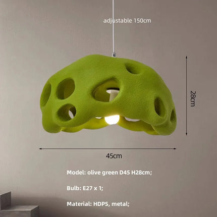 Suspension LED design Wabi Sabi style nordique irrégulier — LZ4X9P2
