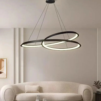 Lustre LED suspendu au design moderne
