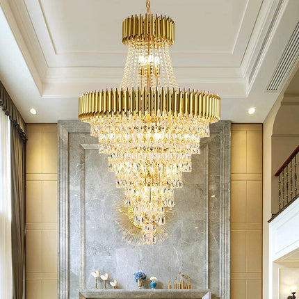 Lustre en cristal pour éclairage élégant et moderne — LZ7D9Q