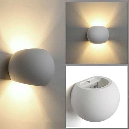 Applique murale LED moderne G9 5W en gypse pour intérieur — LZ4X9P2