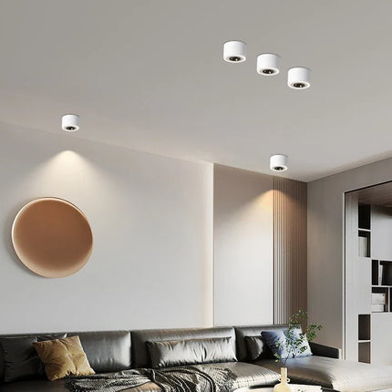 Plafonnier LED carré anti-éblouissement à fixation murale — LZ4X9P