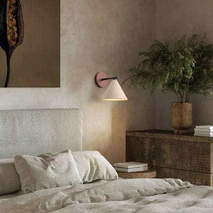Applique murale LED en pierre naturelle pour décoration intérieure — LZ4X9T1