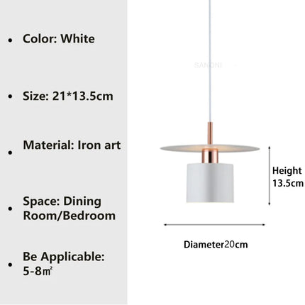 Suspension moderne E27 pour salon, salle à manger et chambre — LZ4X9T