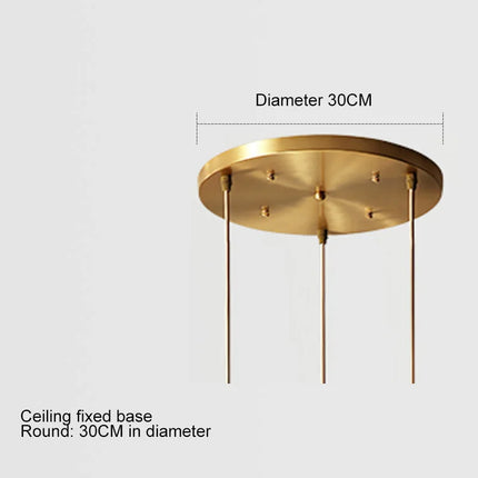 Suspension nordique avec abat-jour boule en verre pour salle à manger et chambre — LZ4X9T2
