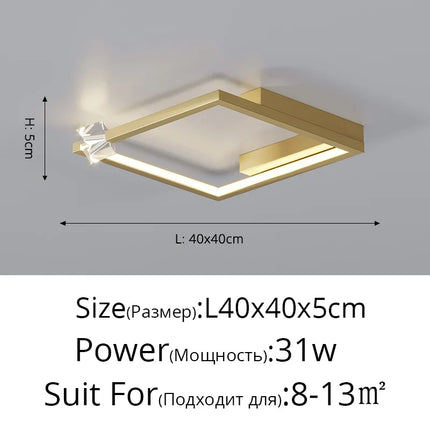 Lustre LED ultra fin pour intérieur polyvalent — LZ4X9T2