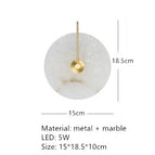 B-15cm Or / Lumière blanche 5000K