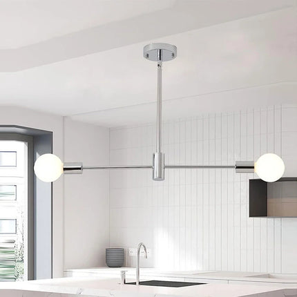 Lustre suspension moderne style spoutnik 2, 4 ou 8 têtes — LZ4X9P