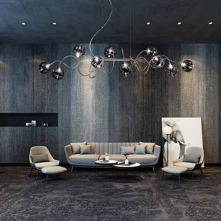 Lustre nordique en verre artistique pour décoration intérieure — LZ4R9T1