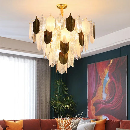 Lustre suspension LED en verre acrylique design — LZ4X9T1