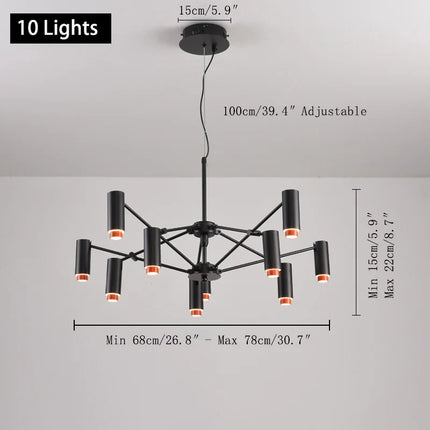 Suspension design moderne pour éclairage intérieur élégant — LZ4X9T