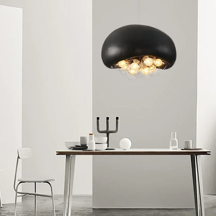 Suspension minimaliste style wabi sabi avec éclairage LED intégré — LZ4X9M