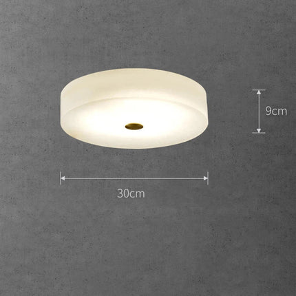 Plafonnier circulaire en marbre style nordique luxe — LZ4X9P2