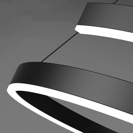 Lustre spirale LED en aluminium pour décoration intérieure — LZ4X9P