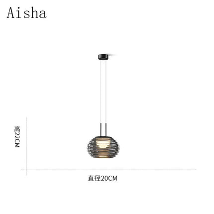 Suspension en verre au design moderne pour intérieur élégant — LZ4X9M