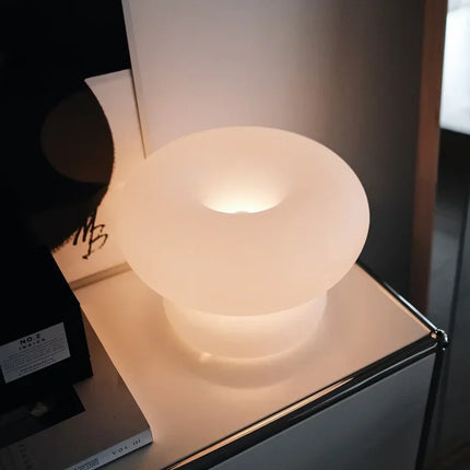 Lampe de chevet circulaire en verre au design tendance — LZ4P9XQ