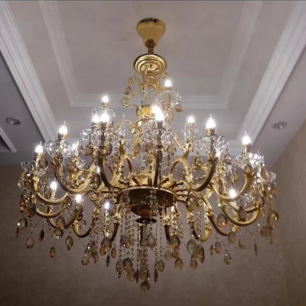 Lustre suspendu en cristal avec éclairage LED moderne — LZ4X9T