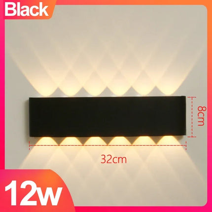 Applique murale LED étanche aluminium éclairage haut et bas extérieur — LZ4X9P2