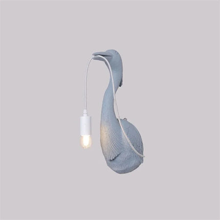 Applique murale design nordique en résine grue décorative — LZ4N7Q2