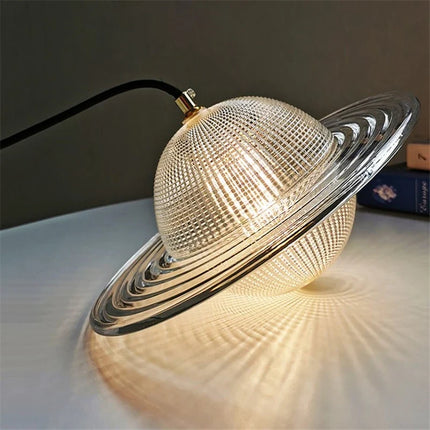 Lustre LED en verre style nordique soucoupe volante — LZ4P9XJ