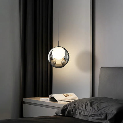 Suspension intérieure en verre style nordique simple — LZ4F9X2